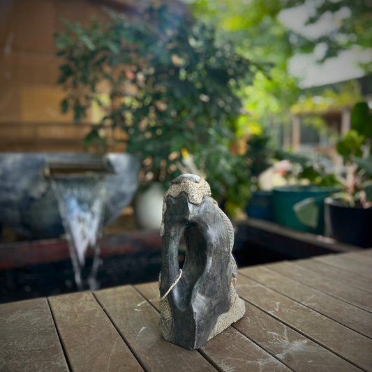 Abstract Stone Face Sculpture Type 2