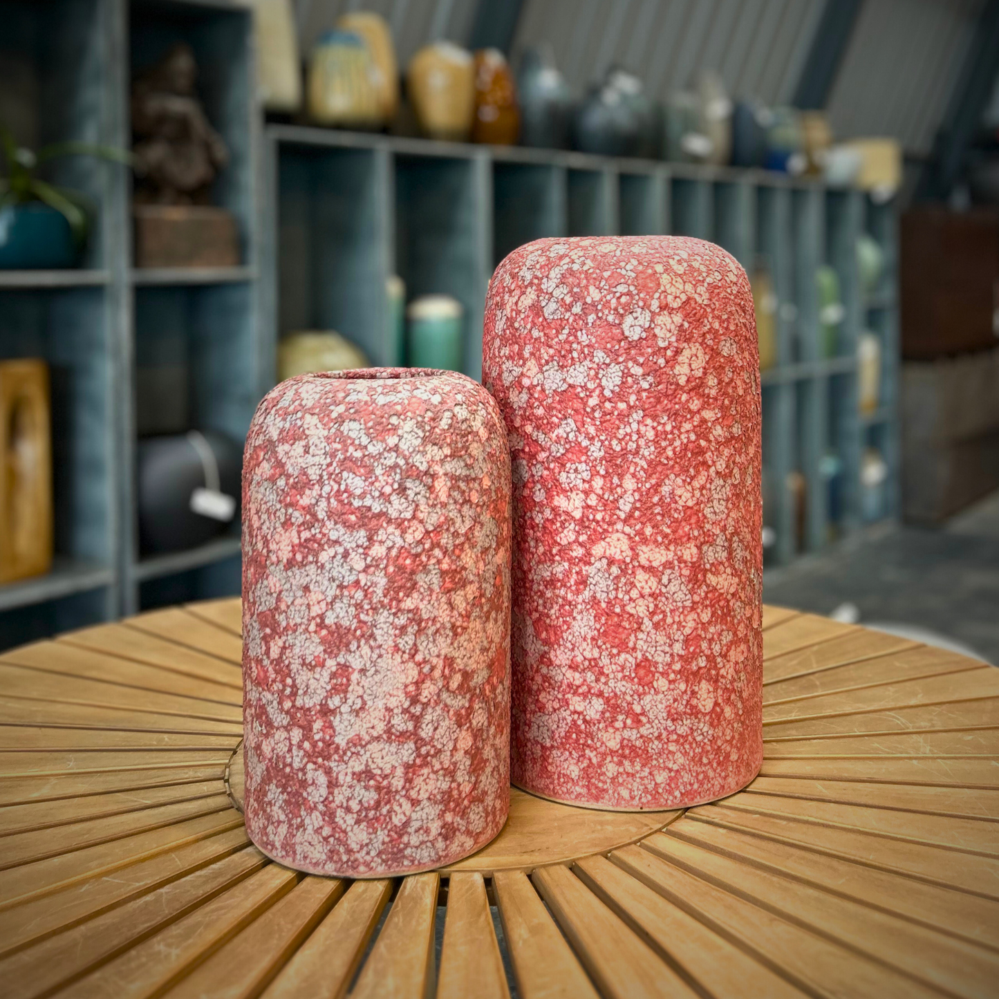 Pastel Pink Ceramic Vase