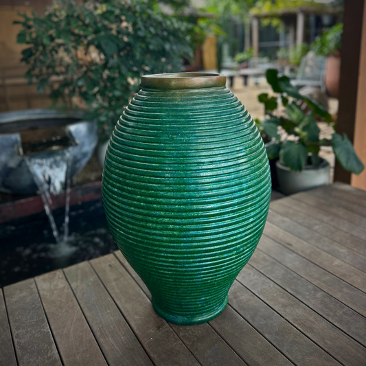 Forest Green Urn