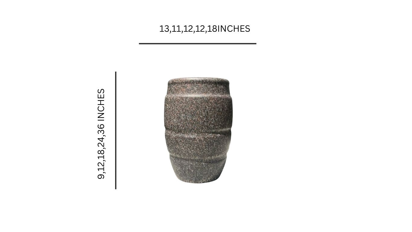 Designer Stone Finish Tall Planter