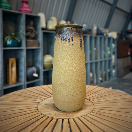 Hand-Painted Ceramic Vase
