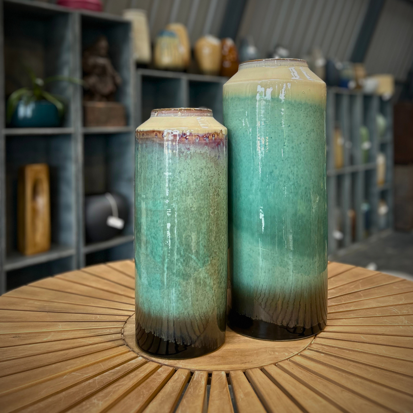 Marbella – Marble Finish Ceramic Vase
