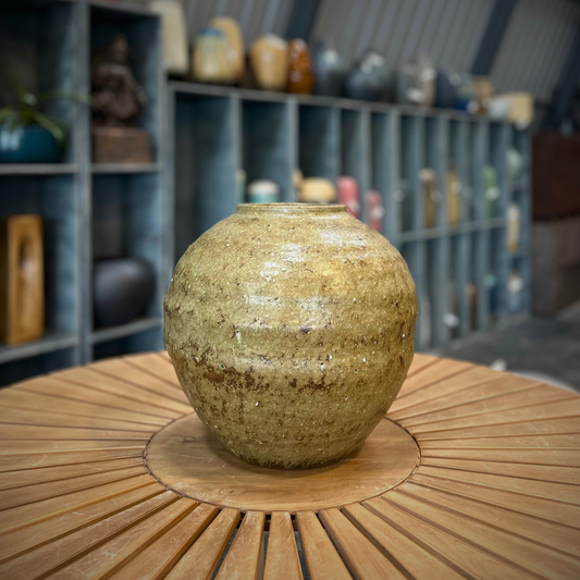 Rustic Aura – Earth-Toned Vase