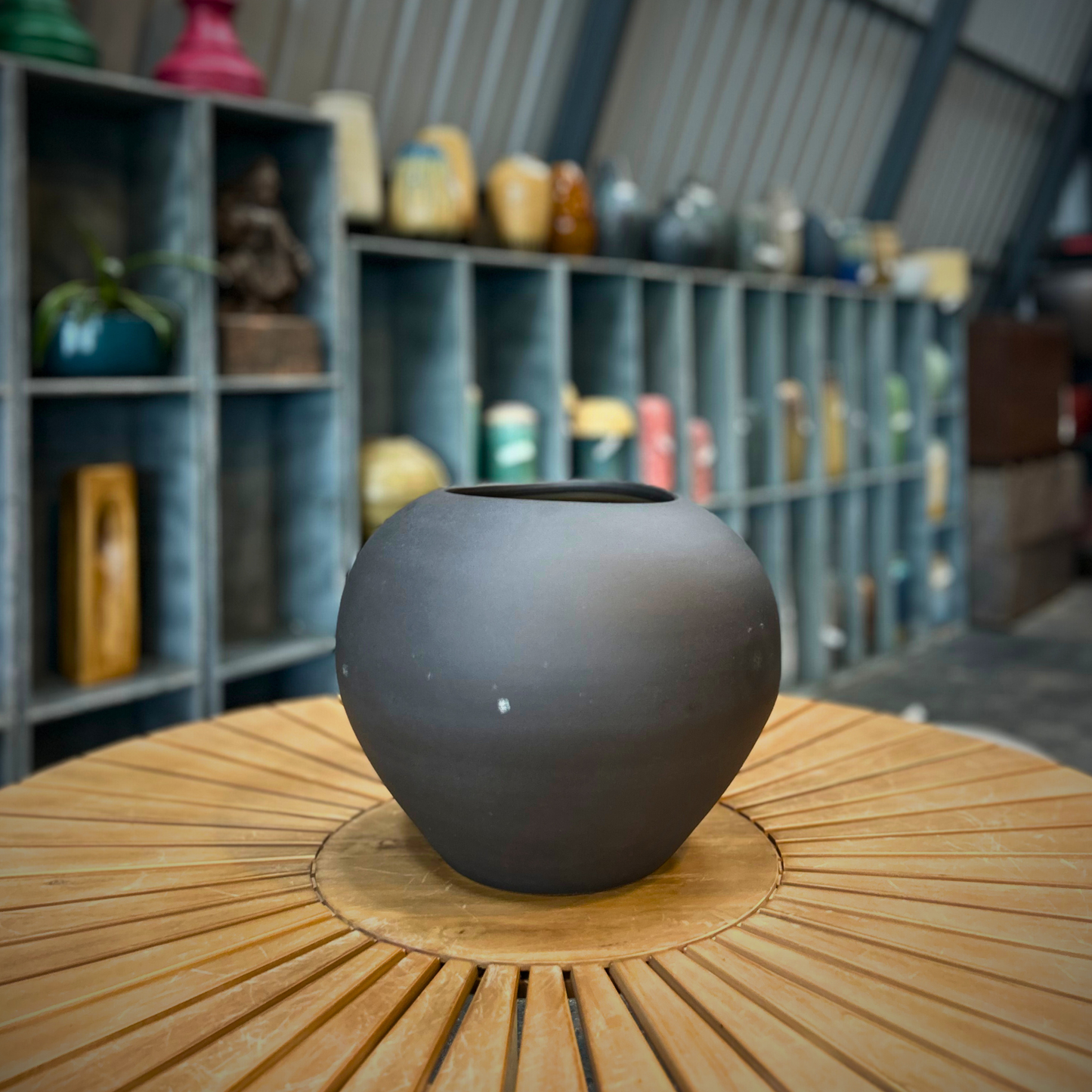 Earth-Toned Ceramic Vase