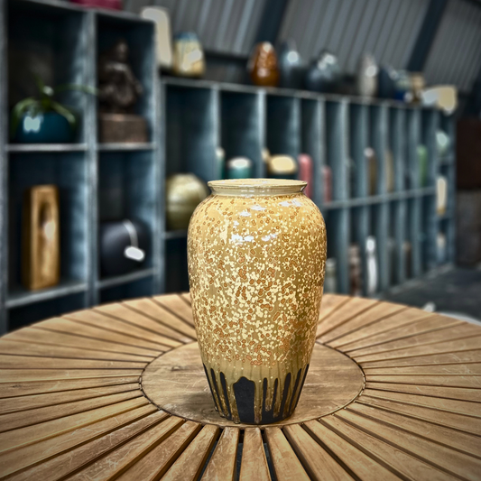 Stone Mist – Textured Ceramic Vase Type 1