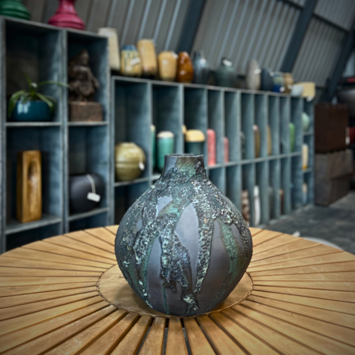 Rustic Aura – Earth-Toned Ceramic Vase Type 4