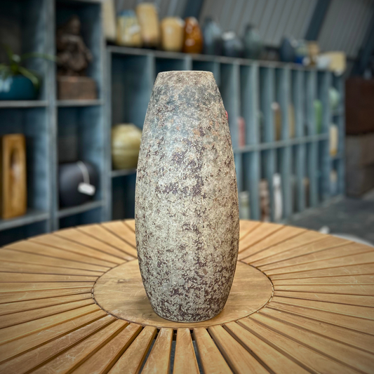 Stone Mist – Textured Ceramic Vase Type 6