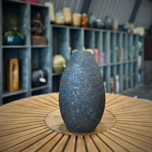 Stone Mist – Textured  Ceramic Vase Type 5