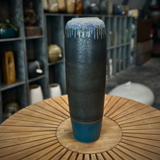 Stone Mist – Textured Ceramic Vase Type 8