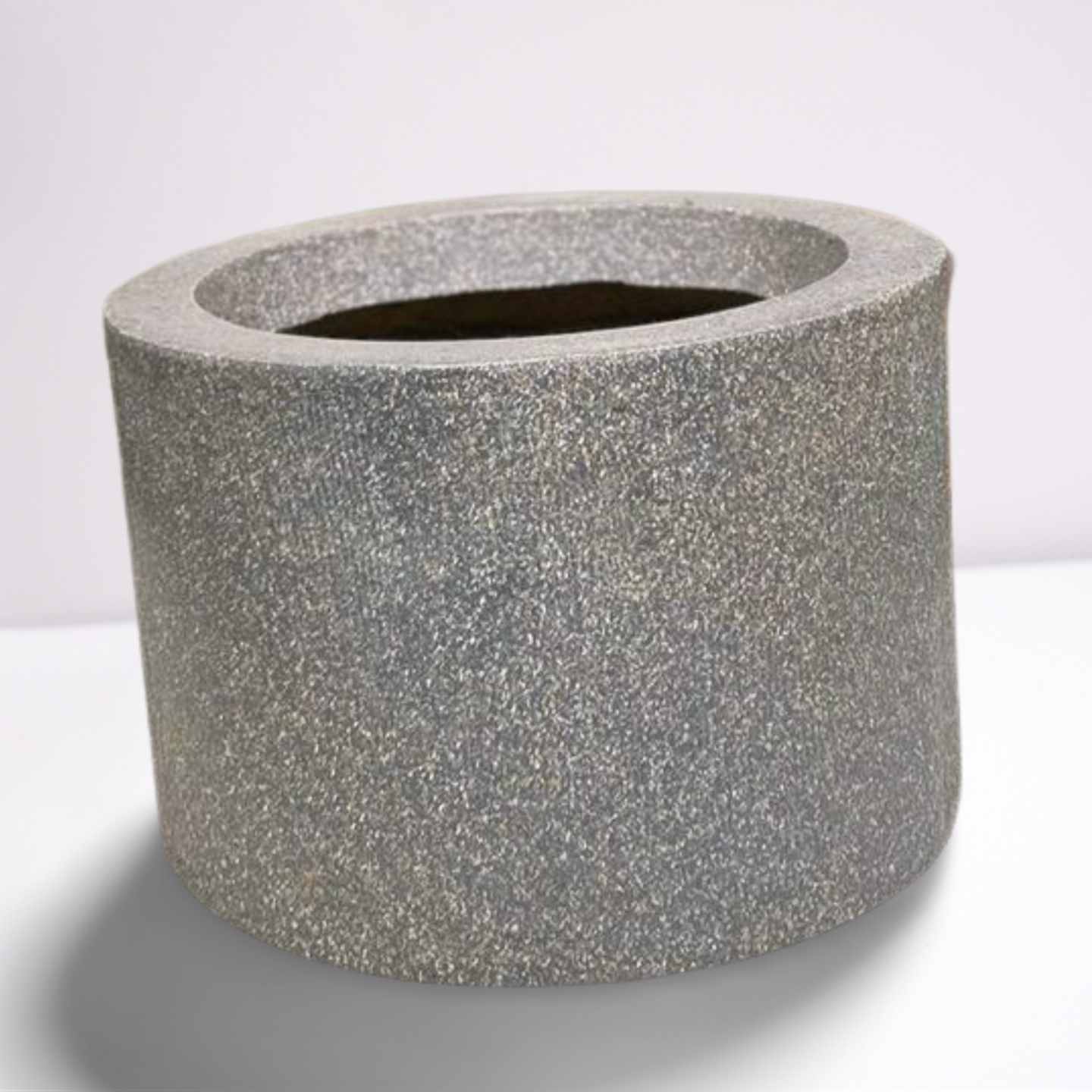 Round Charcoal Planter