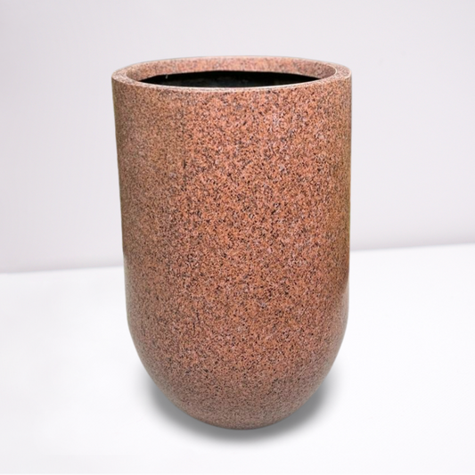 Stone Finish Tall Planter